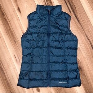 Eddie Bauer Teal EB650 Down Quilted Vest